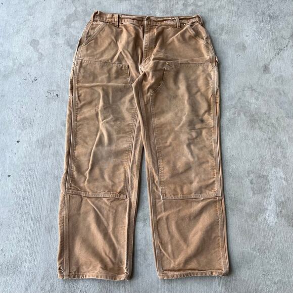 Carhartt Other - Vintage Y2K Carhartt brown double knee work wear carpenter pants